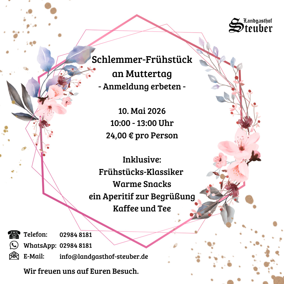 Einladung Schlemmer-Frühstück Text 2026